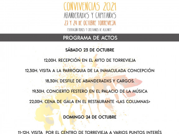 Programa de la Convencia 