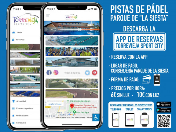 RESERVAS PISTAS DE PÁDEL PARQUE DE LA SIESTA