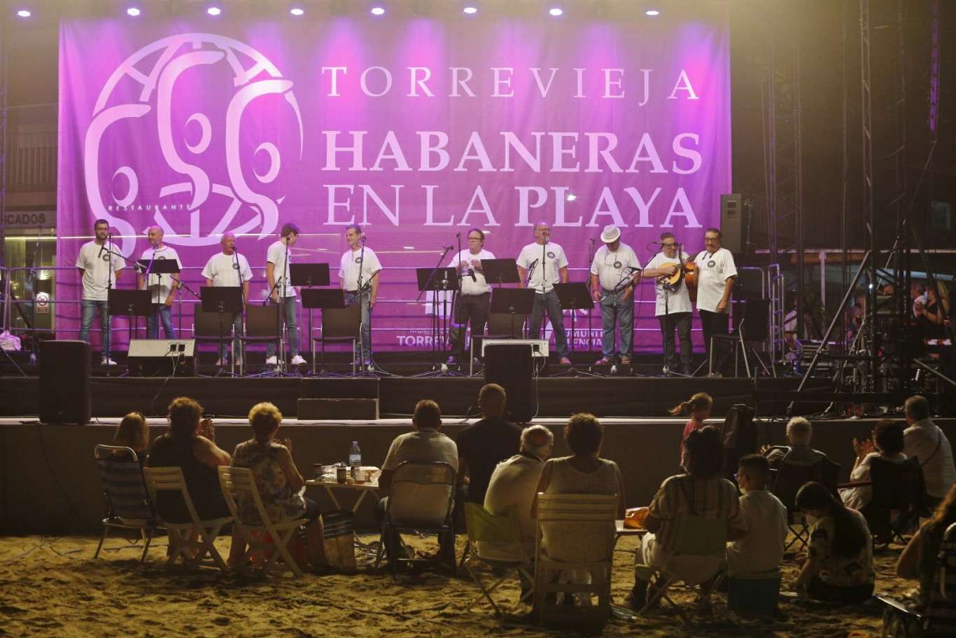 Habaneras en la playa
