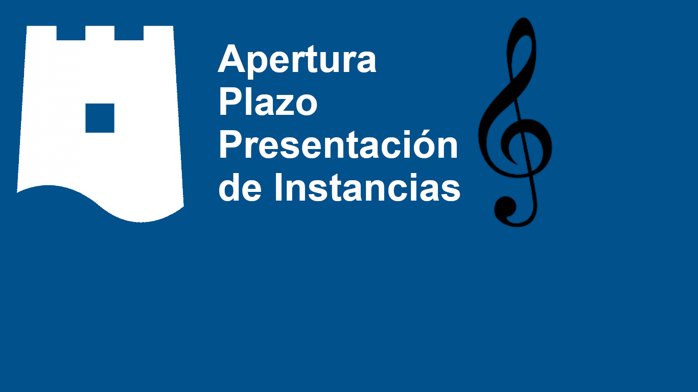 Anuncio Apertura Presentación Instancias - Musica