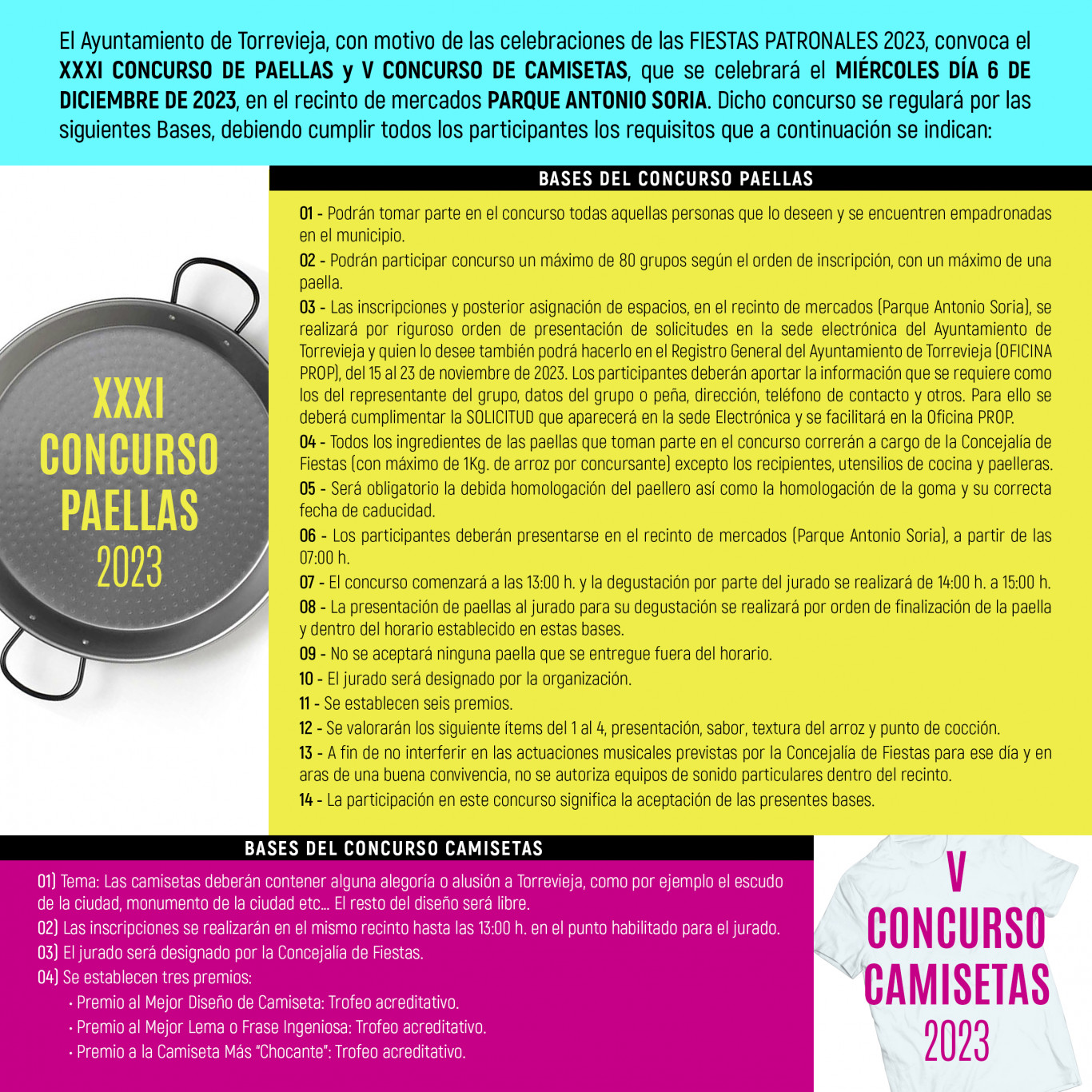 bases paellas