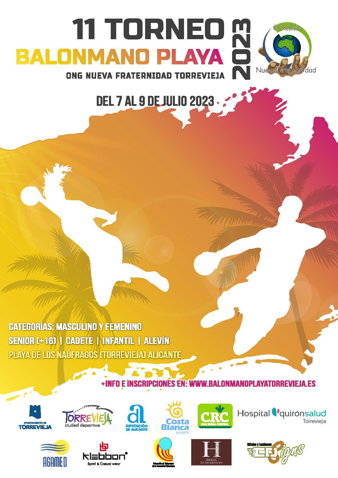 11 Torneo Balonmano Playa Nueva Fraternidad