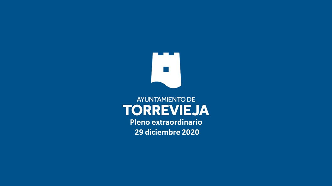PLENO EXTRAORDINARIO Y URGENTE DE 29 DE DICIEMBRE DE 2020