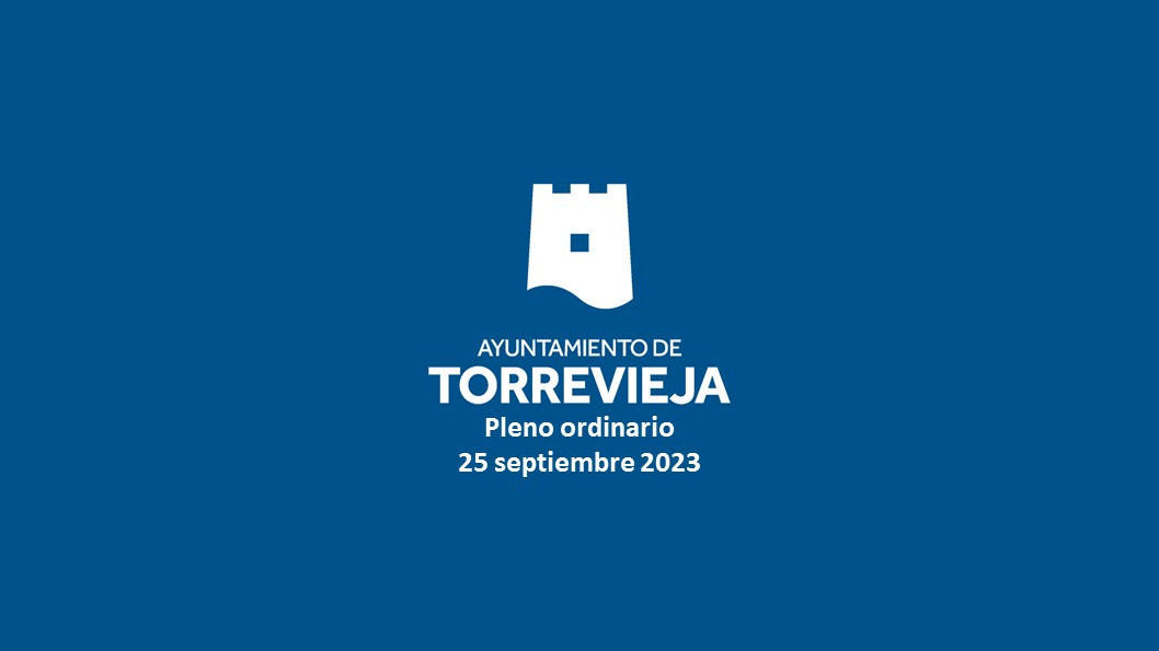 PLENO ORDINARIO 25 DE SEPTIEMBRE DE 2023
