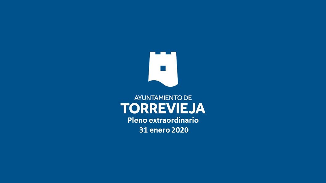 PLENO EXTRAORDINARIO 31 DE ENERO DE 2020