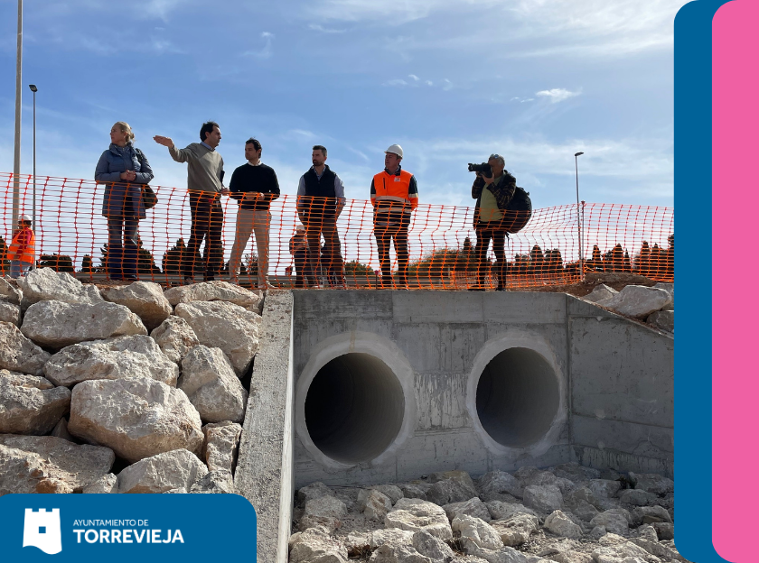 EN MARZO FINALIZAN LAS OBRAS DE LA BALSA DE LAMINACIÓN DE AGUAS PLUVIALES JUNTO A LA N-332, EN LA URBANIZACIÓN DOÑA INÉS
